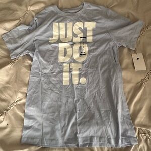 Sise Medium Mauve Just Do It Nike Logo T Shirt